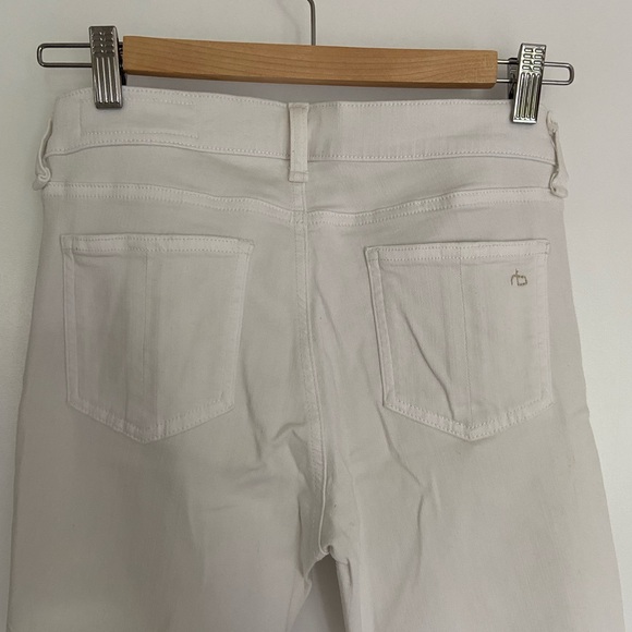 Rag and Bone white stretchy jeans size 27 - Picture 5 of 5